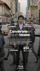 Certificación Scrum Master SMPC®: Curso + Voucher por $299.000